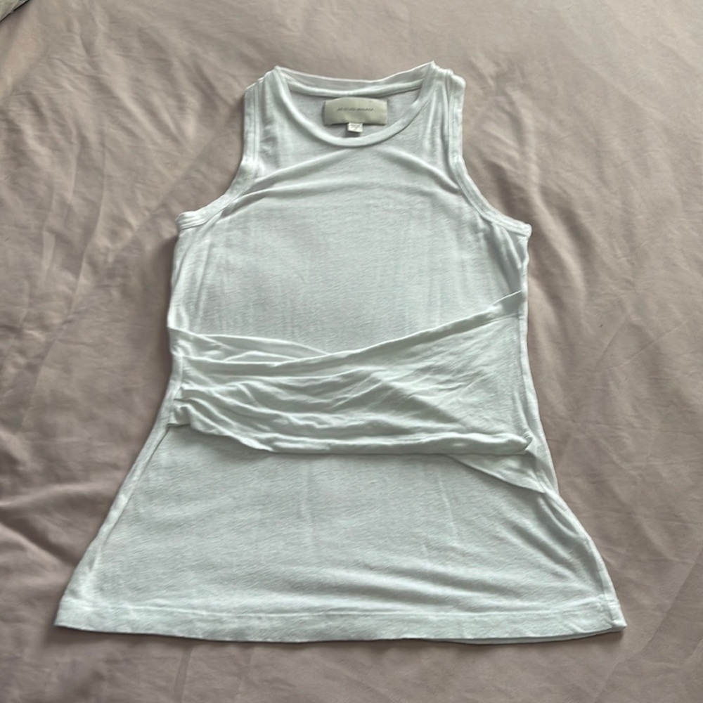 Brochu Walker White Sleeveless Top